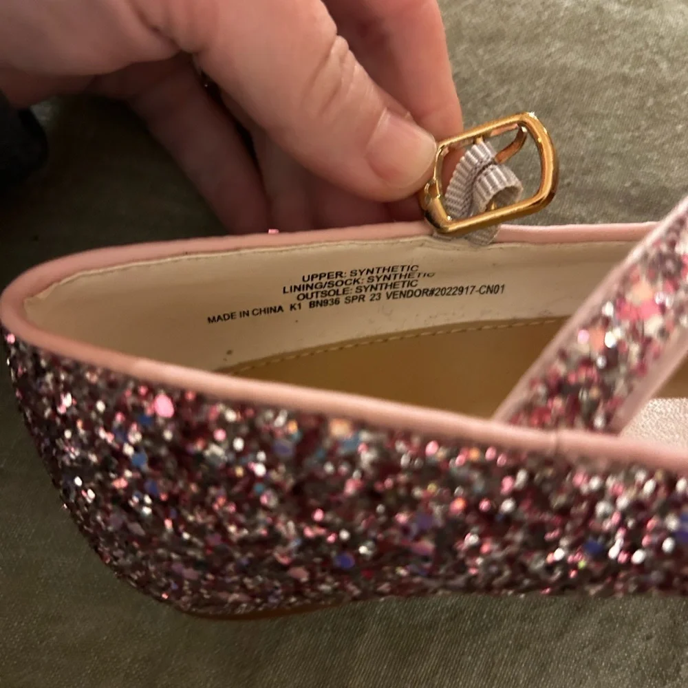 J. Crew Pink Glitter Kids Shoes